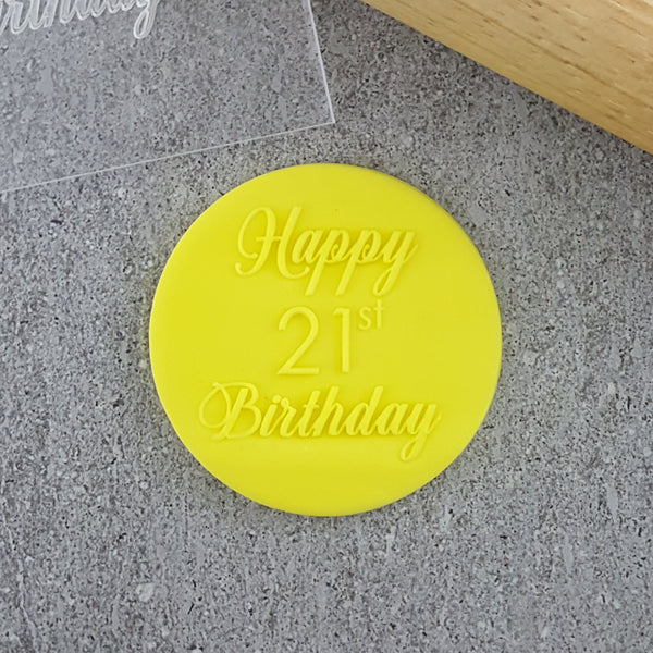 Happy (YEAR) Birthday Debosser