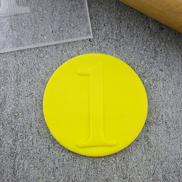 Numbers Serif Debosser