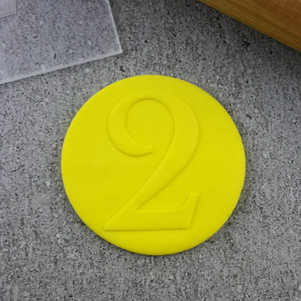 Numbers Serif Debosser