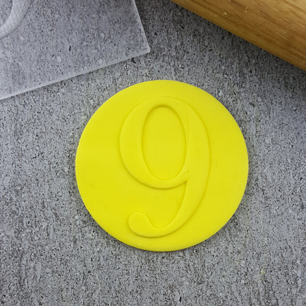 Numbers Serif Debosser