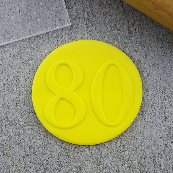 Numbers Serif Debosser