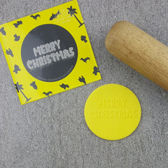 Merry Christmas Snow Debosser