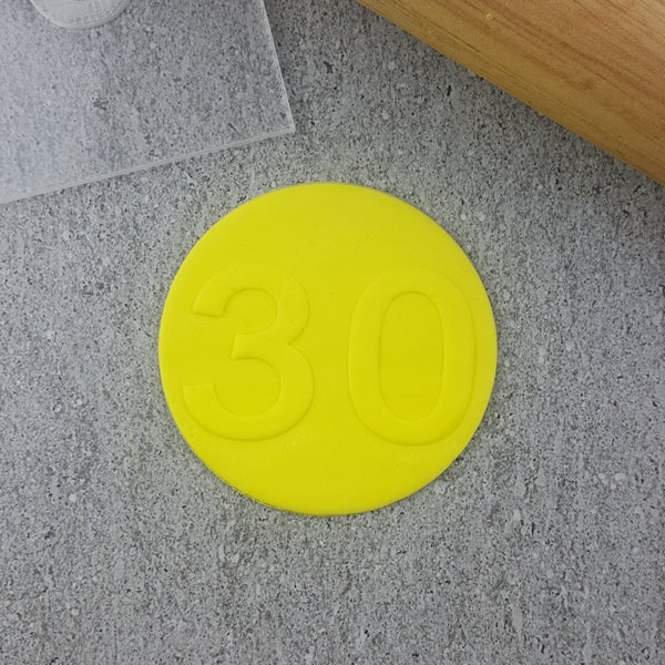 Numbers Plain Debosser