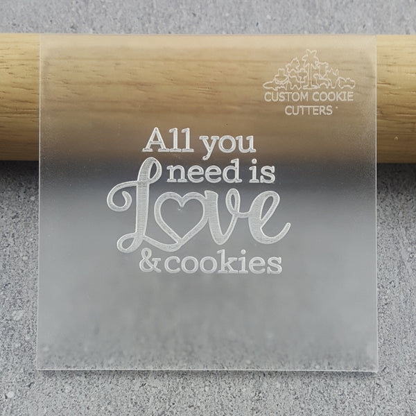 All You Need Is Love & Cookies Debosser