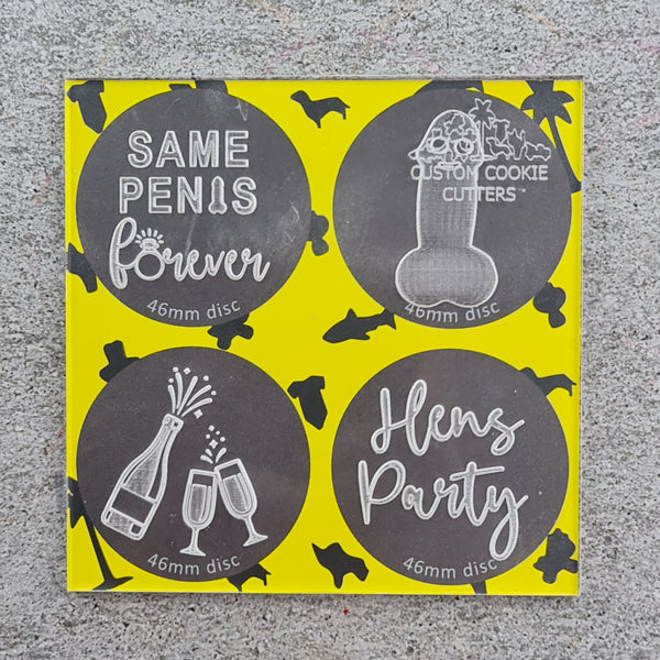 Hens Day Mini Debosser