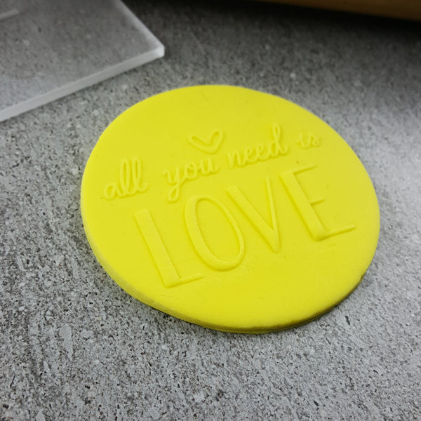 All You Need Is Love Debosser