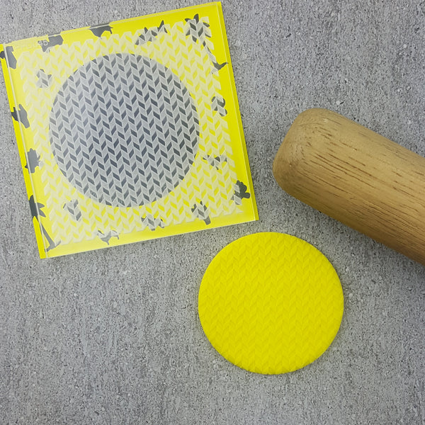 Chevron Pattern Plate