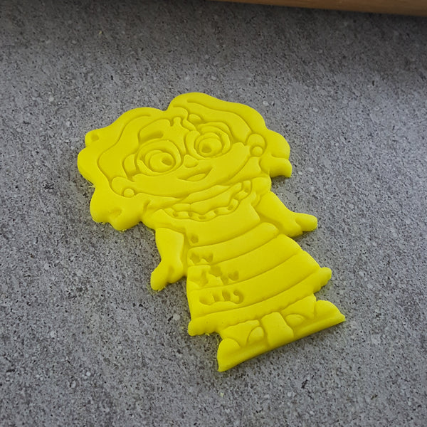 Cute Little Girl With Glasses Cutter and Embosser Set