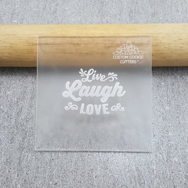 Live Laugh Love Debosser