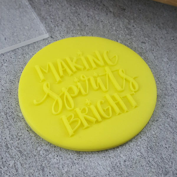 Making Spirits Bright Debosser