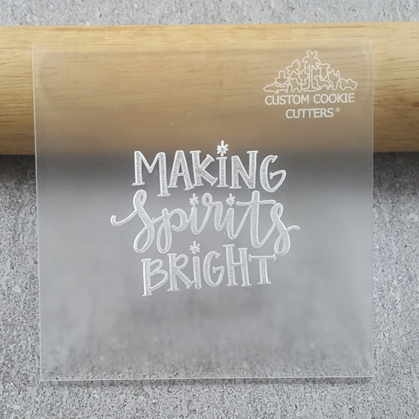 Making Spirits Bright Debosser