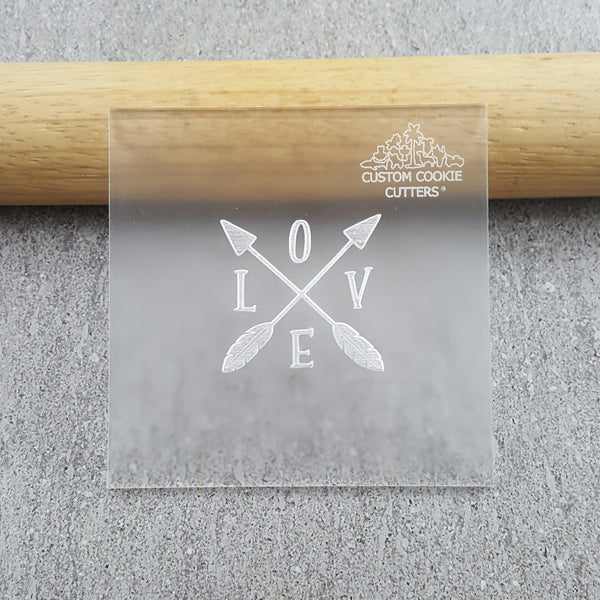Love With Arrows Debosser