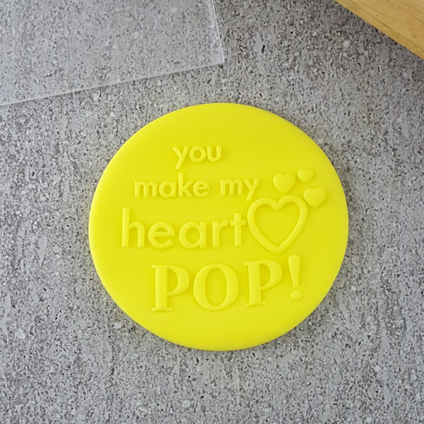 You Make My Heart Pop Debosser