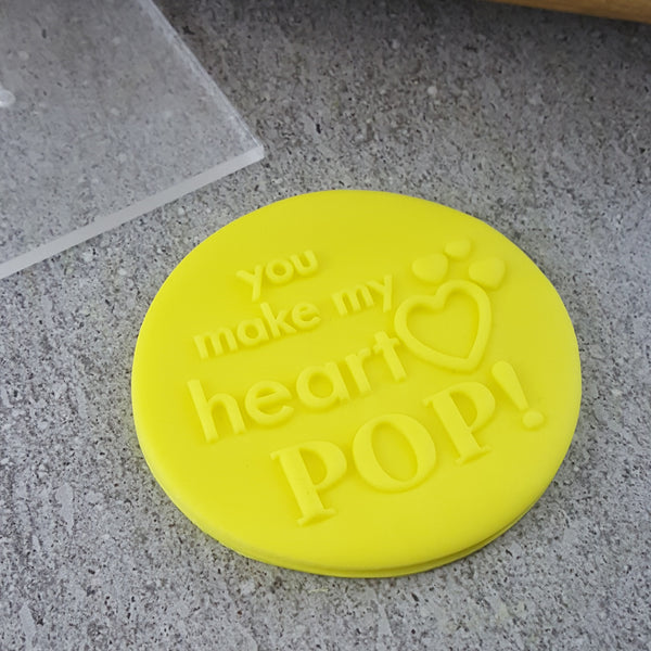 You Make My Heart Pop Debosser