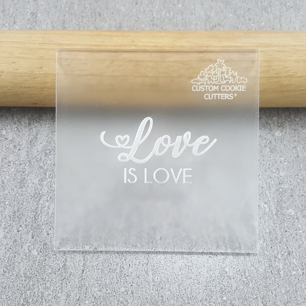Love Is Love Debosser