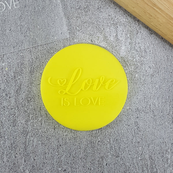 Love Is Love Debosser