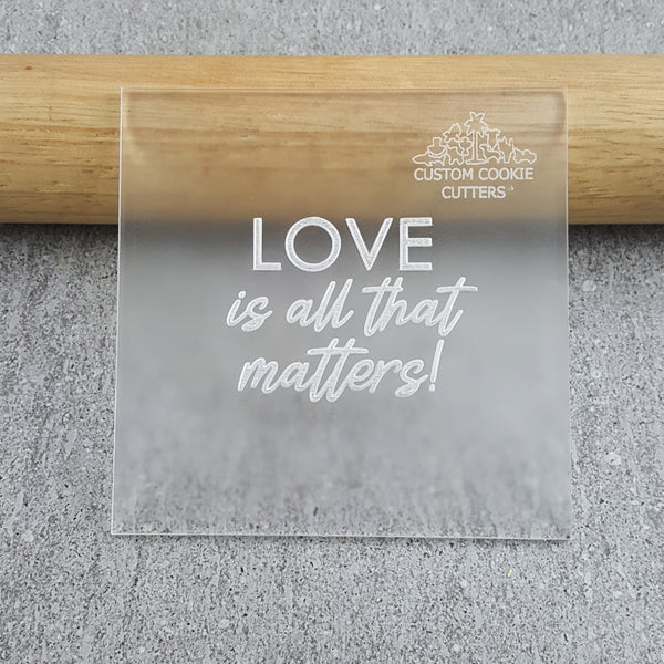 Love Is All That Matters Debosser