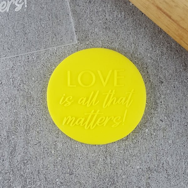 Love Is All That Matters Debosser