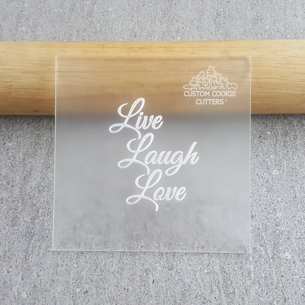 Live Laugh Love Debosser