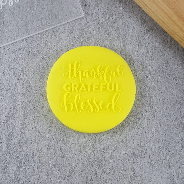 Thankful Grateful Blessed Debosser