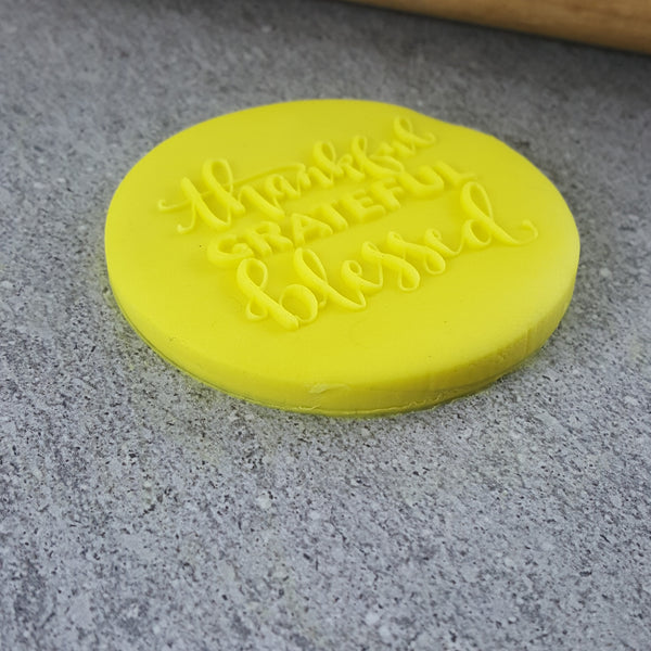 Thankful Grateful Blessed Debosser