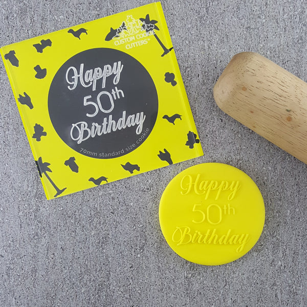 Happy (YEAR) Birthday Debosser