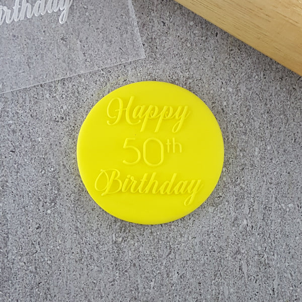 Happy (YEAR) Birthday Debosser