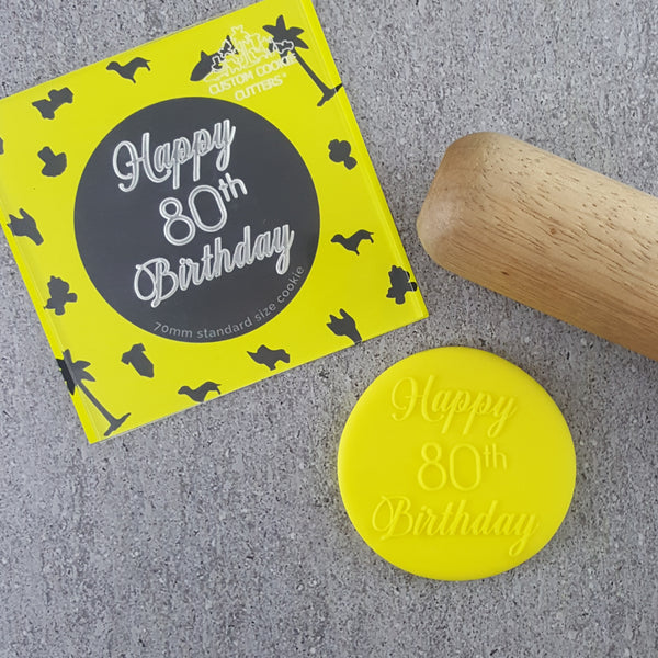 Happy (YEAR) Birthday Debosser