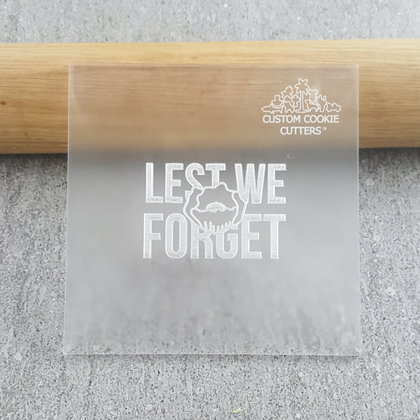 Lest We Forget Debosser