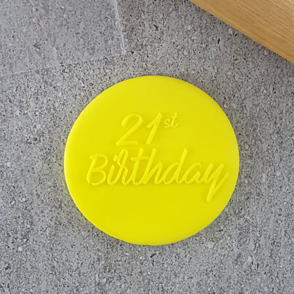 21st Birthday Debosser