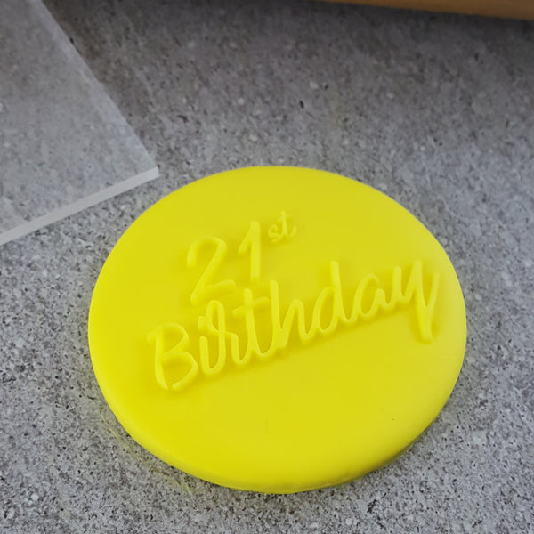 21st Birthday Debosser
