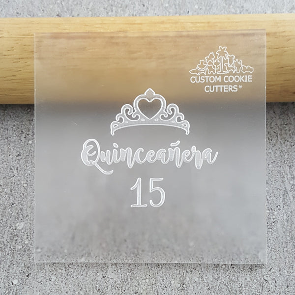 Quinceanera 15 Debosser