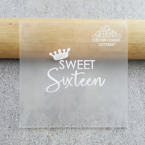 Sweet Sixteen Debosser