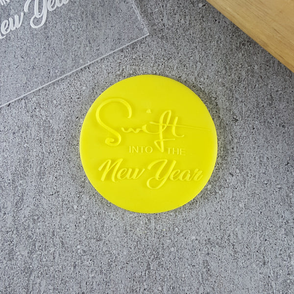 Swift Into The New Year Debosser