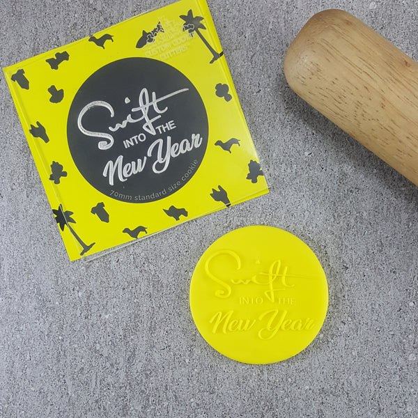 Swift Into The New Year Debosser