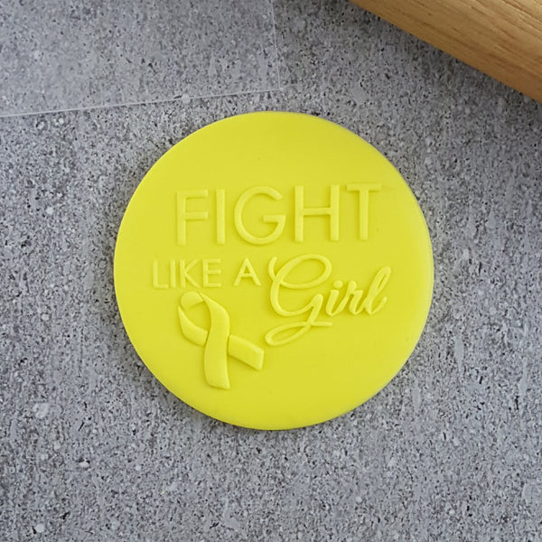 Fight Like A Girl Debosser