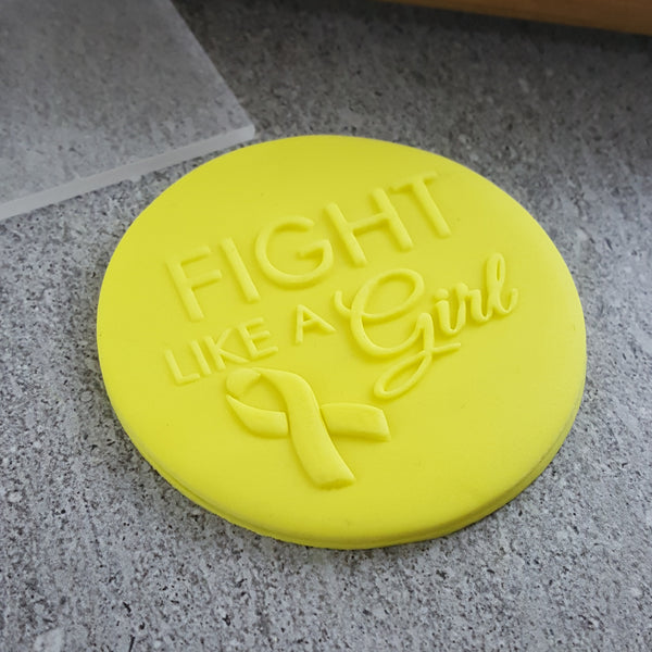 Fight Like A Girl Debosser