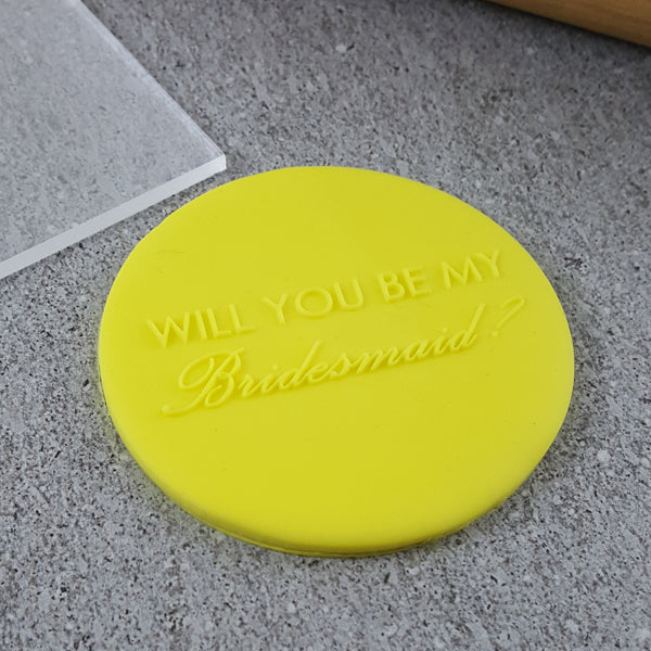 Will You Be My Bridesmaid? Debosser