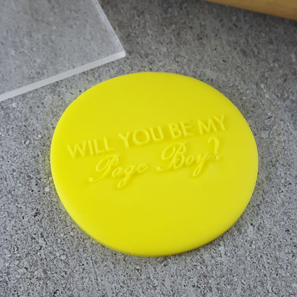 Will You Be My Page Boy? Debosser