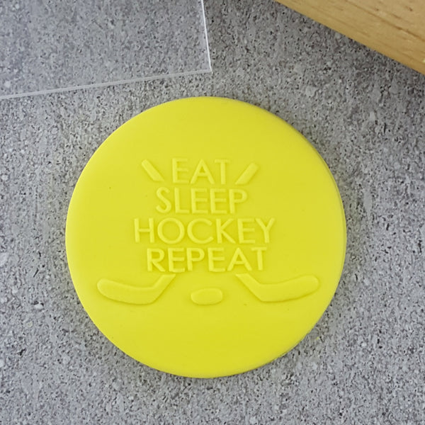Eat Sleep Hockey Repeat Debosser
