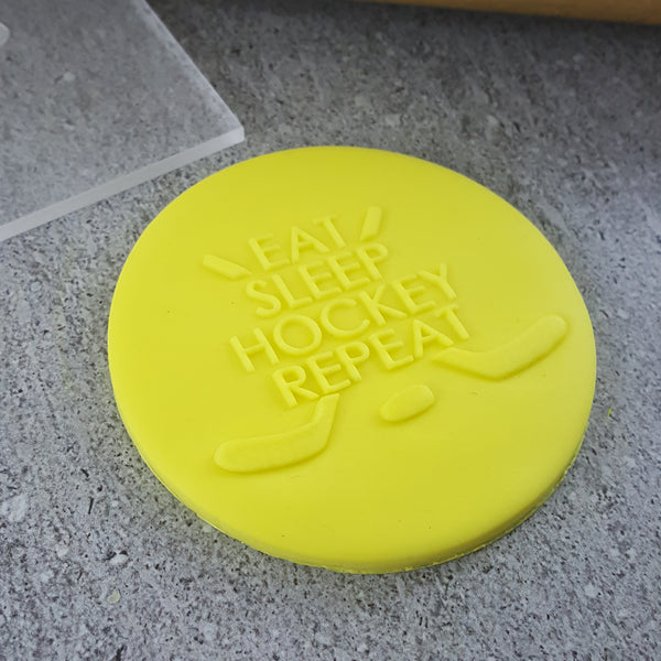 Eat Sleep Hockey Repeat Debosser