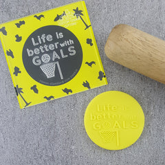 Life Is Better With Goals (Netball) Debosser