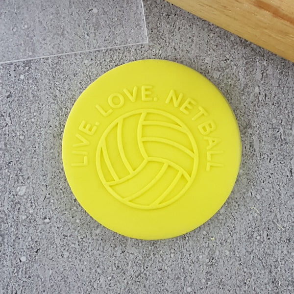 Live Love Netball Debosser