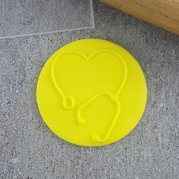 Stethoscope (Blank Heart) Debosser