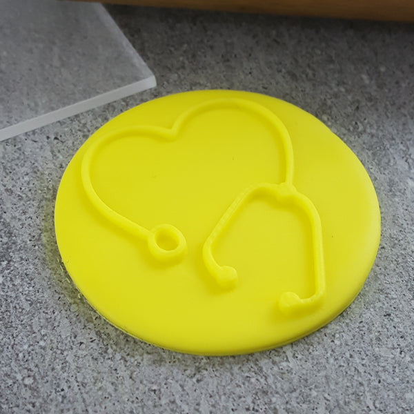 Stethoscope (Blank Heart) Debosser