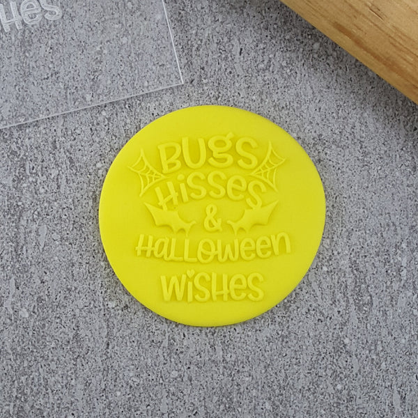 Bugs Hisses & Halloween Wishes Debosser
