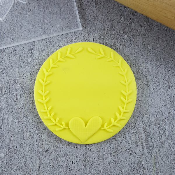 Heart Wreath Frame Debosser