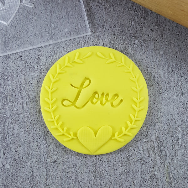 Heart Wreath Frame Debosser