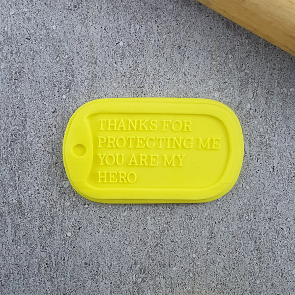 Dog Tag Hero Cutter and Debosser Set