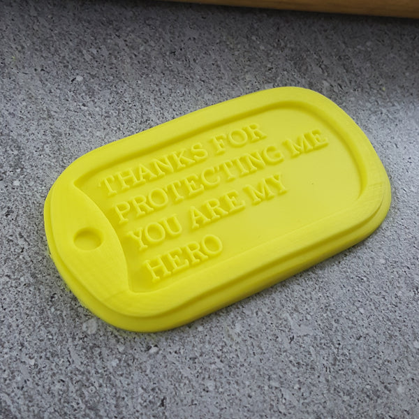 Dog Tag Hero Cutter and Debosser Set